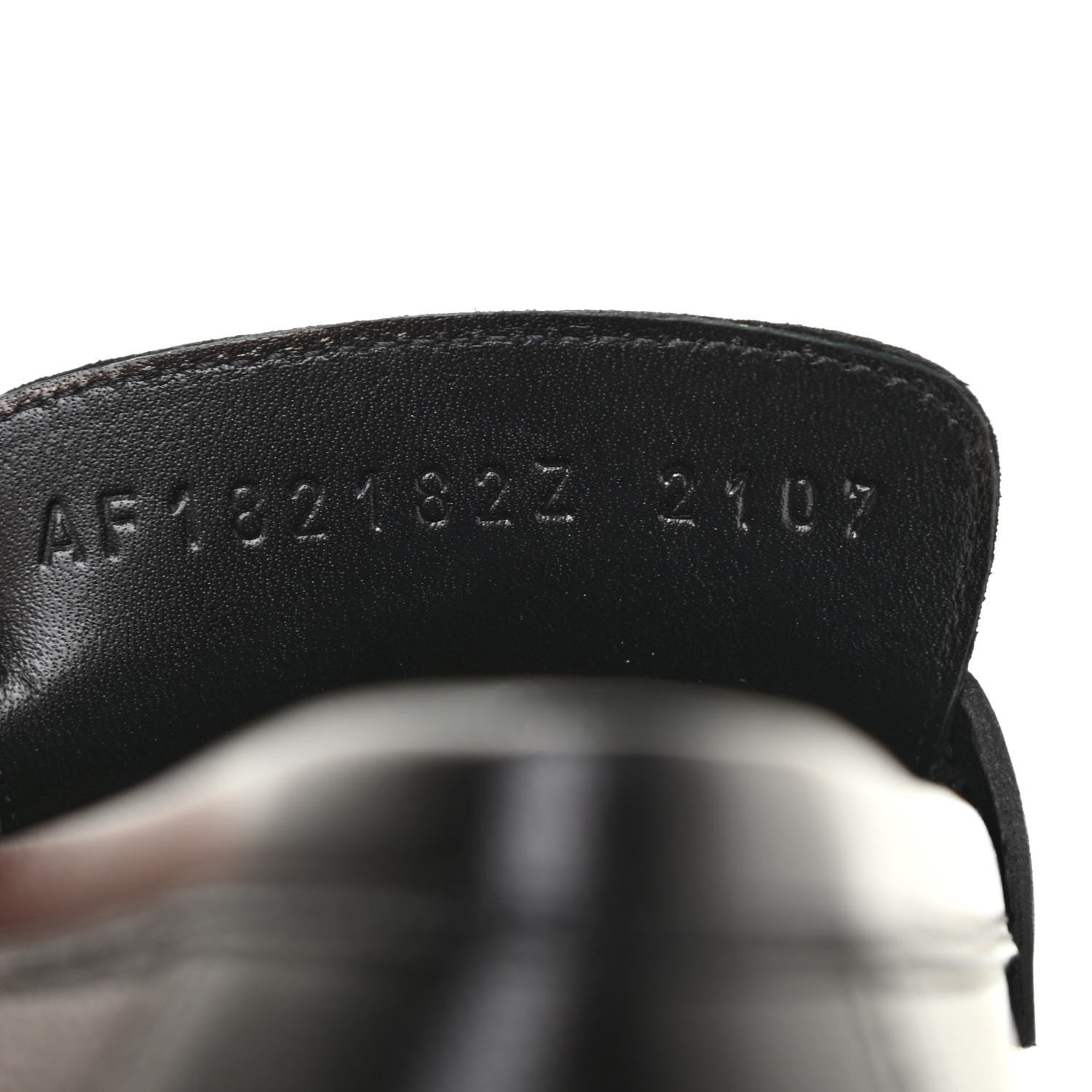 Hermes Goatskin Womens Paris Loafers 37 Black 8 of 8