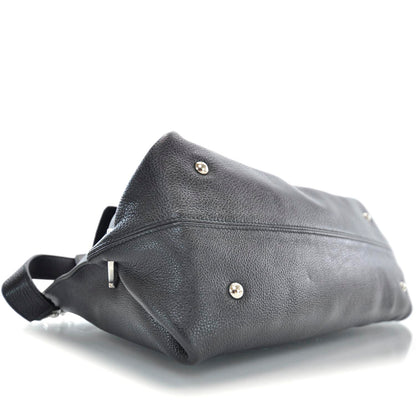 FASHIONPHILE SALVATOREFERRAGAMOLeatherSofiaBlack 6 of 10