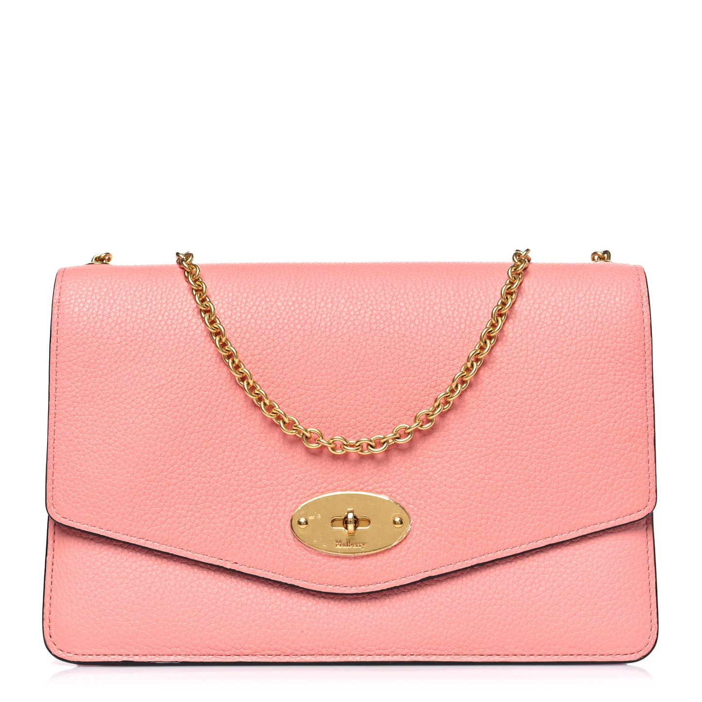 Classic Grain Calfskin Medium Darley Macaroon Pink