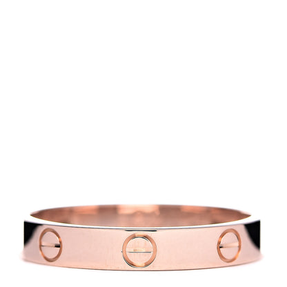 Cartier 18K Pink Gold 3.5mm LOVE Wedding Band Ring 61 9.5 1 of 5