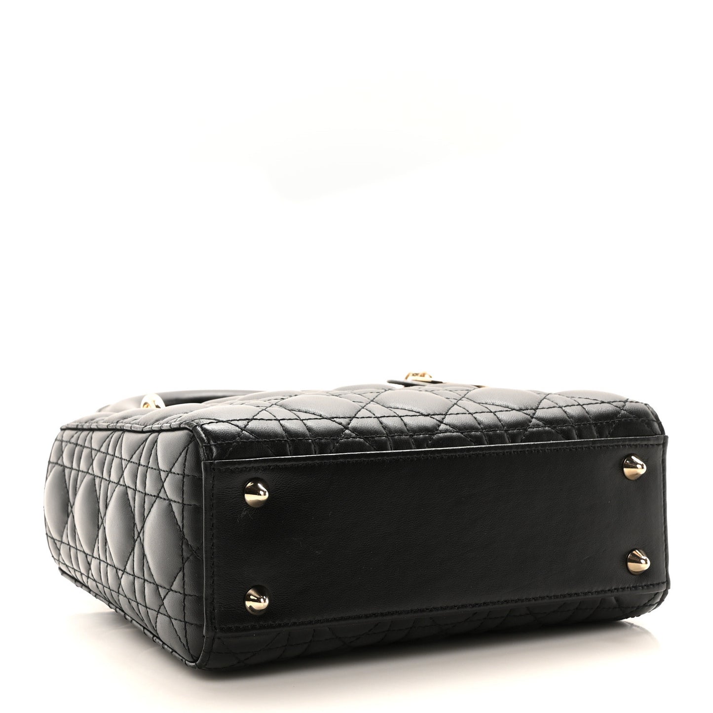 Lambskin Cannage Small My ABCDior Lady Dior Black