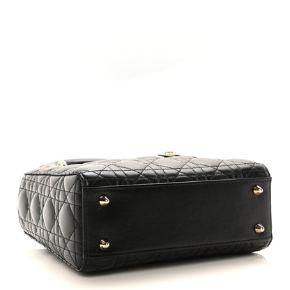 Christian Dior Lambskin Cannage Small My ABCDior Lady Dior Black 4 of 10