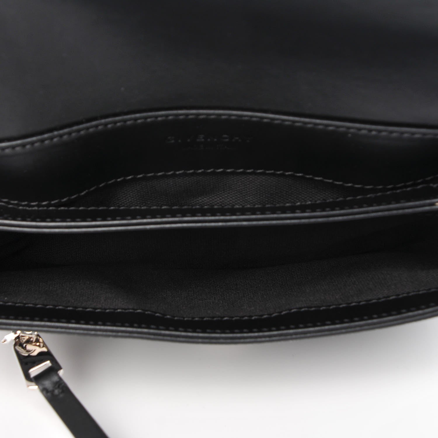 Givenchy Calfskin Duetto Crossbody Bag White Black 5 of 7