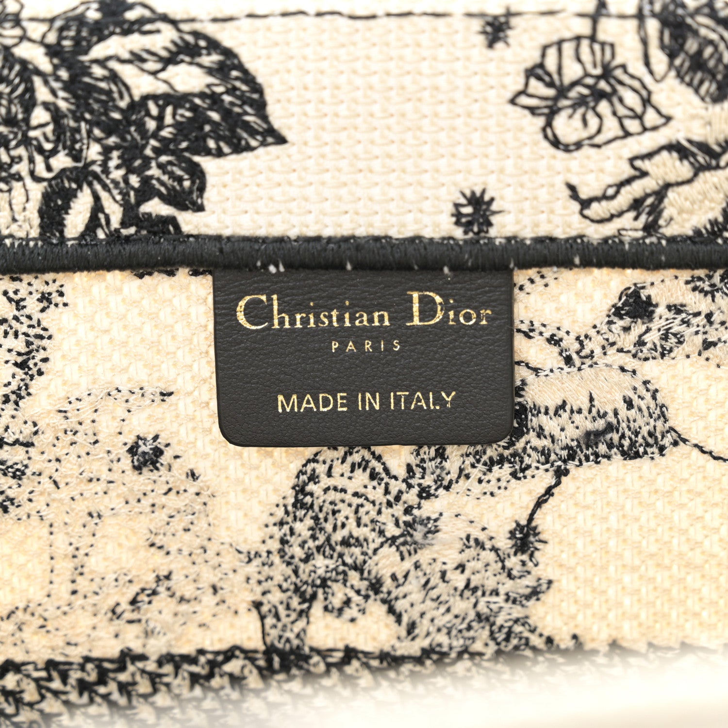 Christian Dior Canvas Zodiac Toile De Jouy Embroidered Medium Book Tote Latte 6 of 10