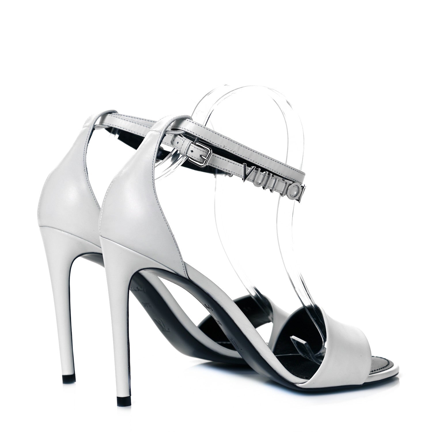 Louis Vuitton Calfskin Call Back Sandals 39.5 White 4 of 8