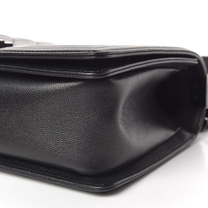 Chanel Caviar Quilted Medium Boy Flap So Black 6 of 9
