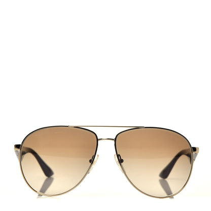 Prada Metal Gradient Aviator Sunglasses SPR53Q Brown 2 of 7