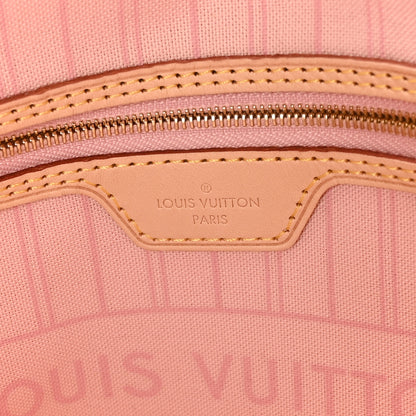 Louis Vuitton Damier Azur Neo Neverfull MM Rose Ballerine 6 of 12