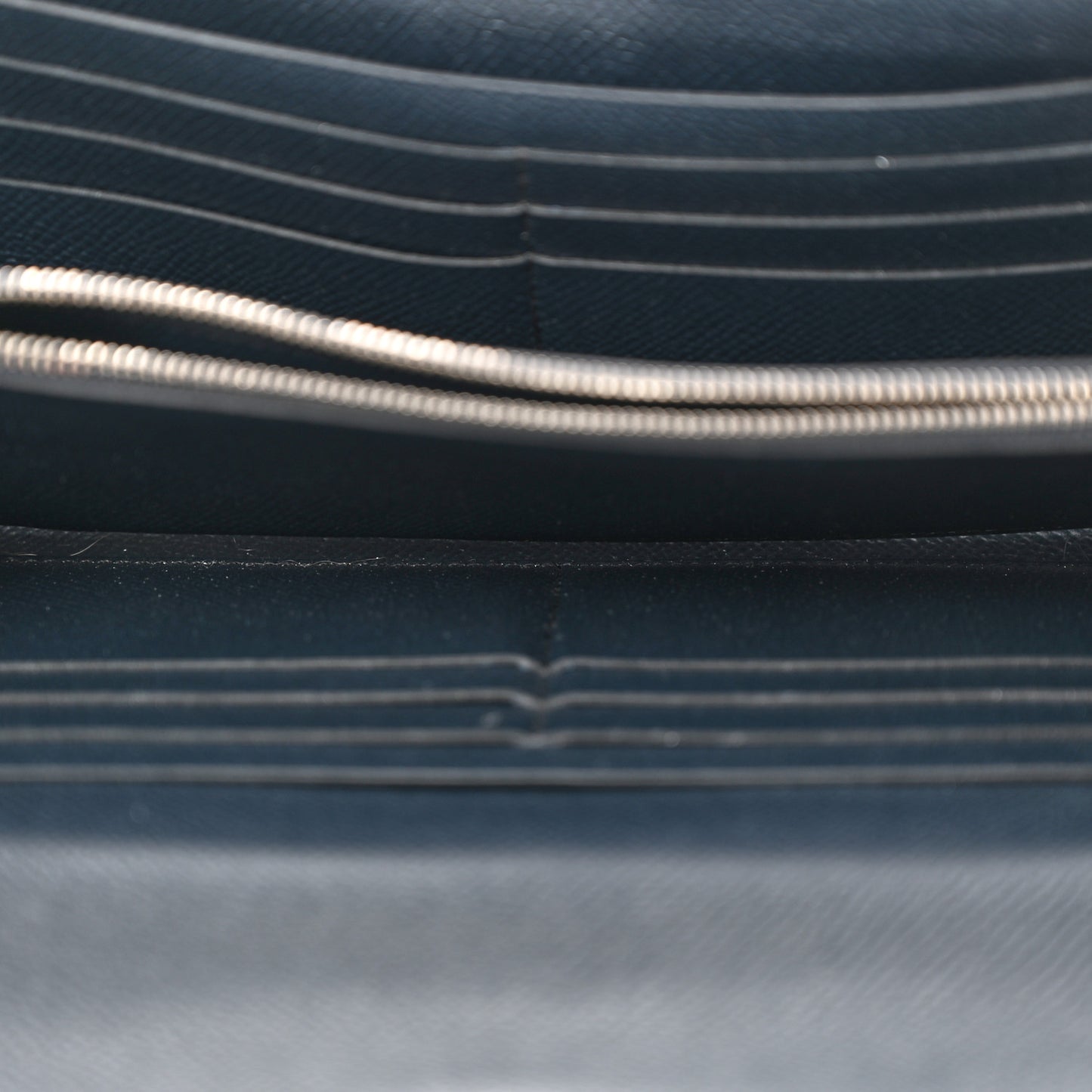 Epsom Kelly Longue Wallet Blue Indigo