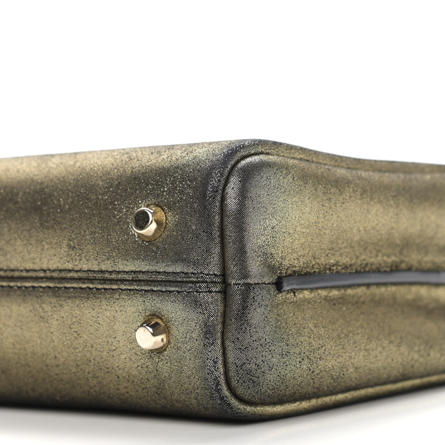 Metallic Lambskin Mini Le Journee Gold