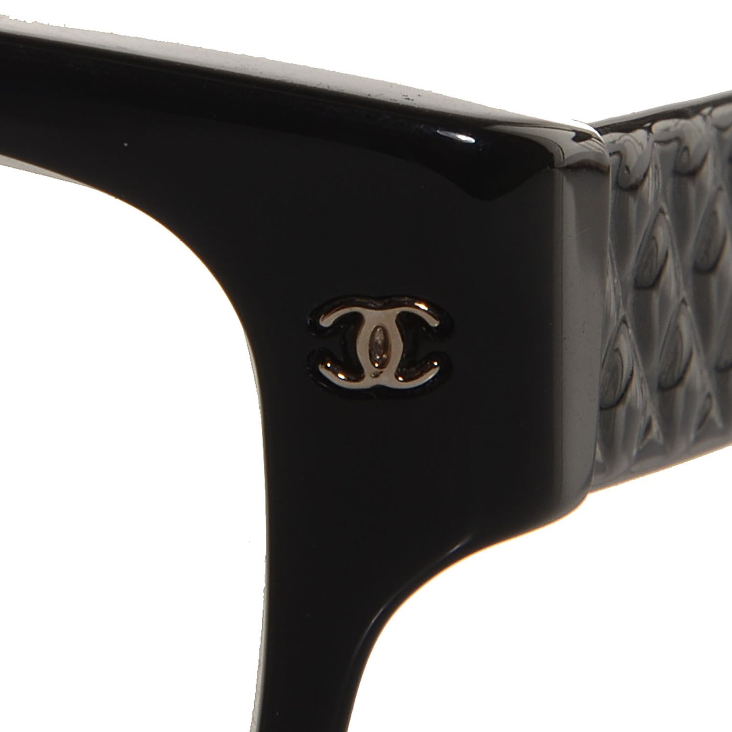 CC Quilted Eyeglass Frames Black 3135