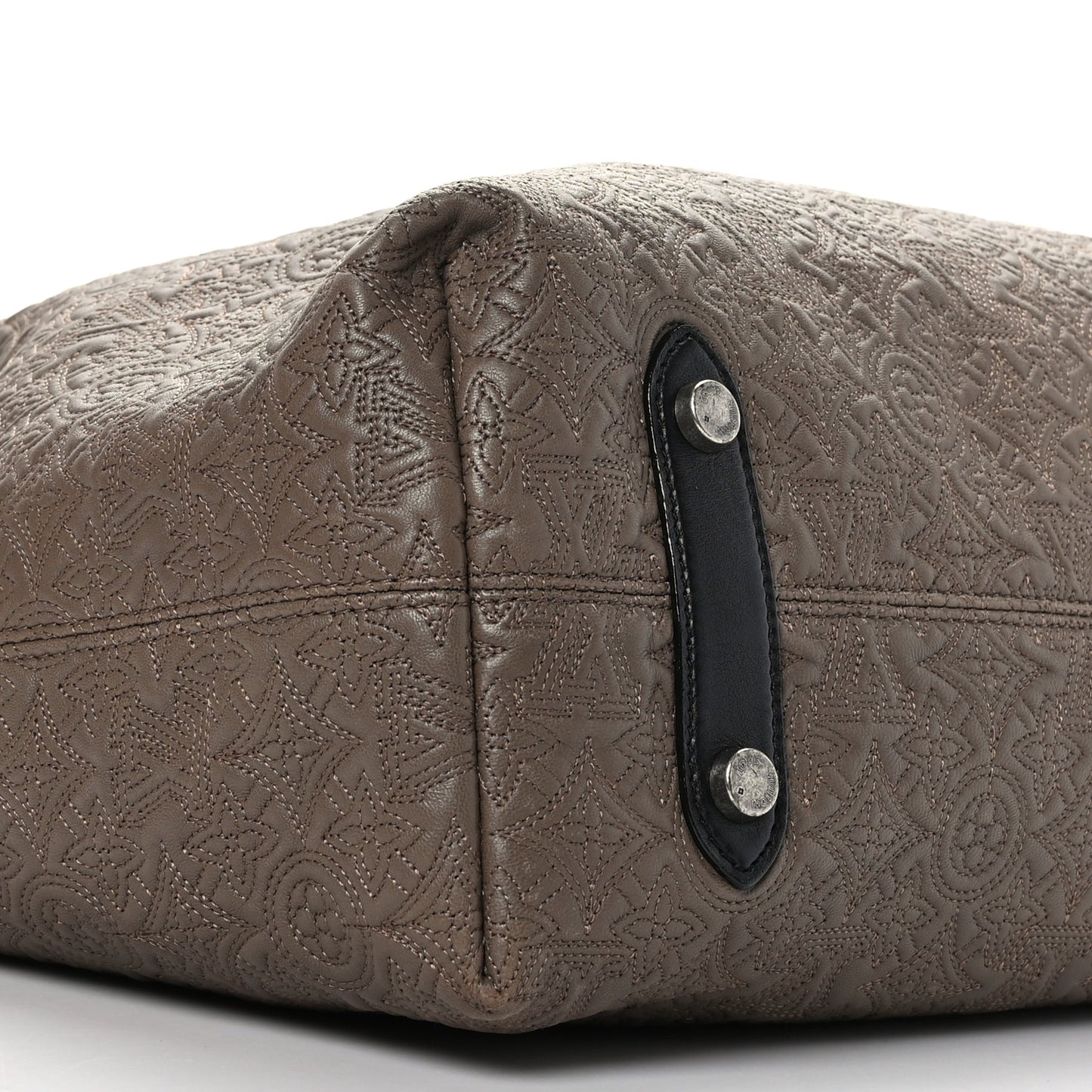 Monogram Lambskin Antheia Hobo GM Fumee