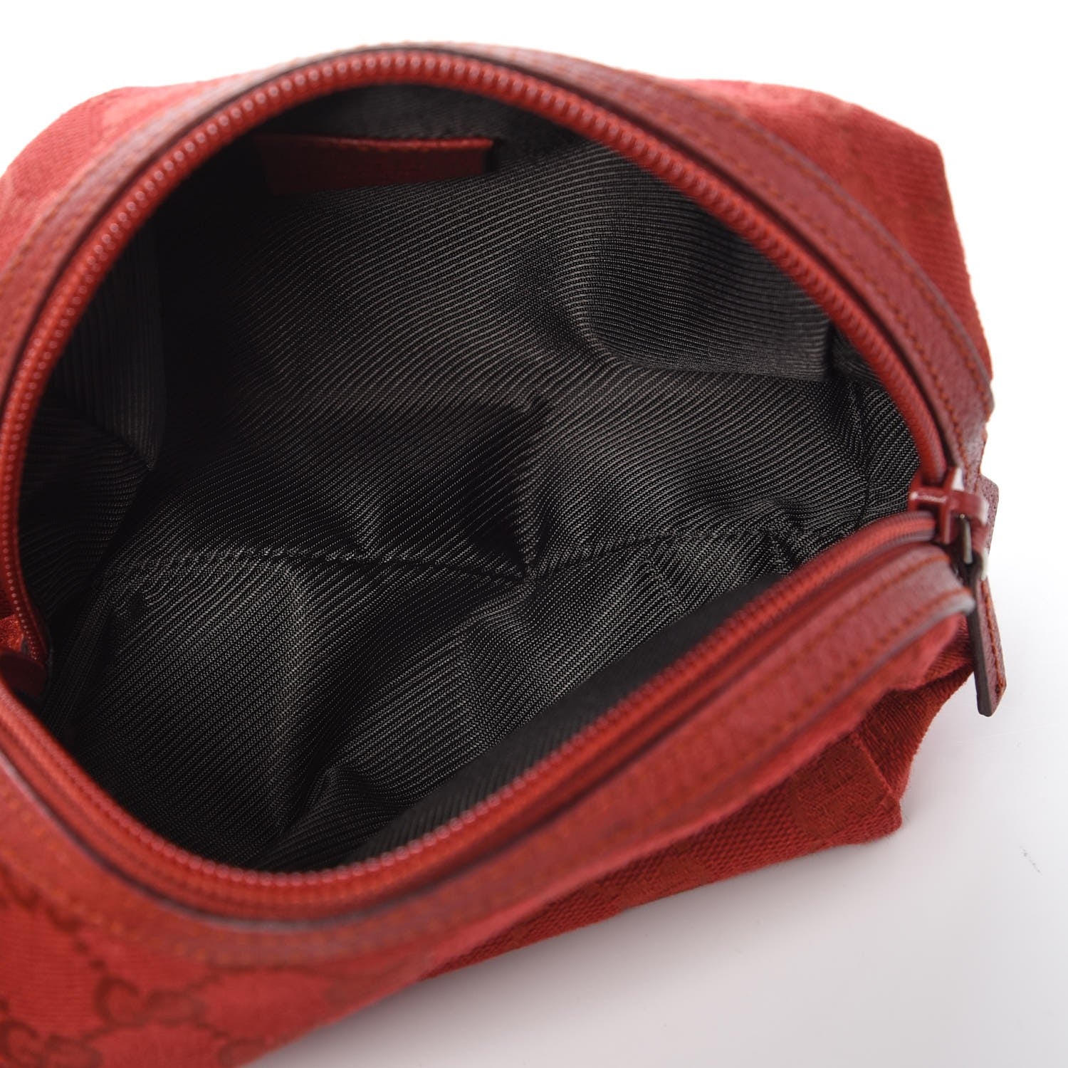 Gucci Monogram Large Cosmetic Case Red 5 of 7