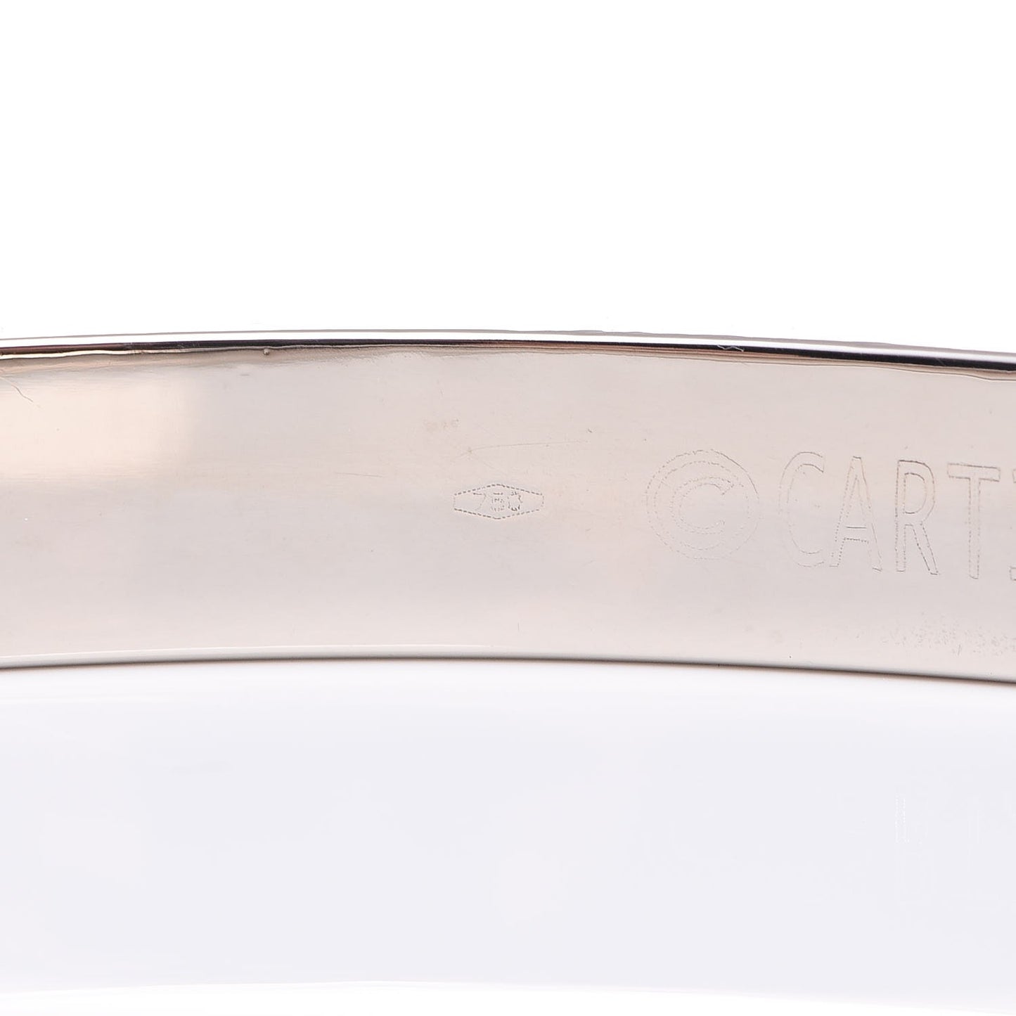 18K White Gold LOVE Bracelet 18