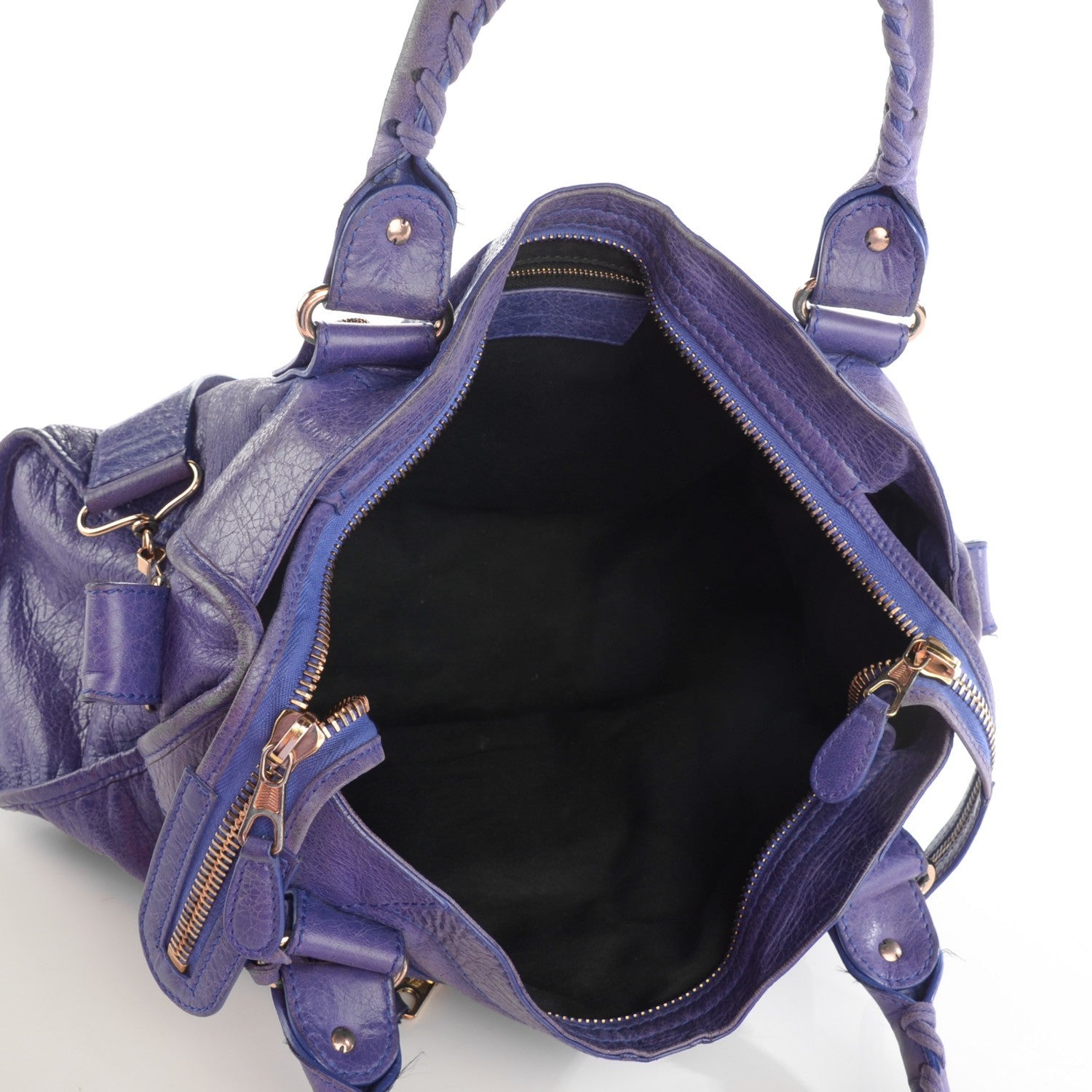 Balenciaga Agneau Giant 21 Rose Gold Hardware City Bleu Lavande 7 of 9