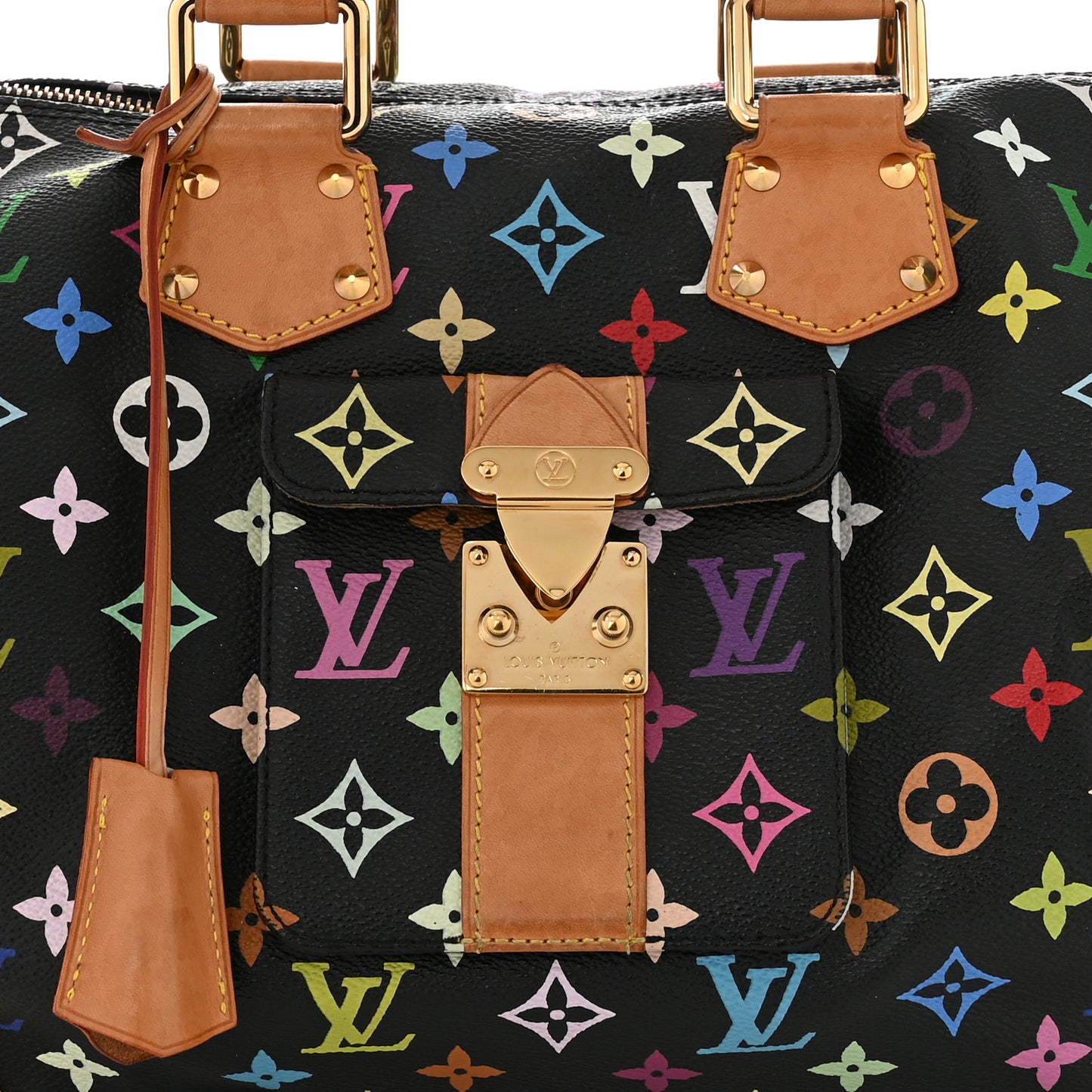 Monogram Multicolor Speedy 30 Black