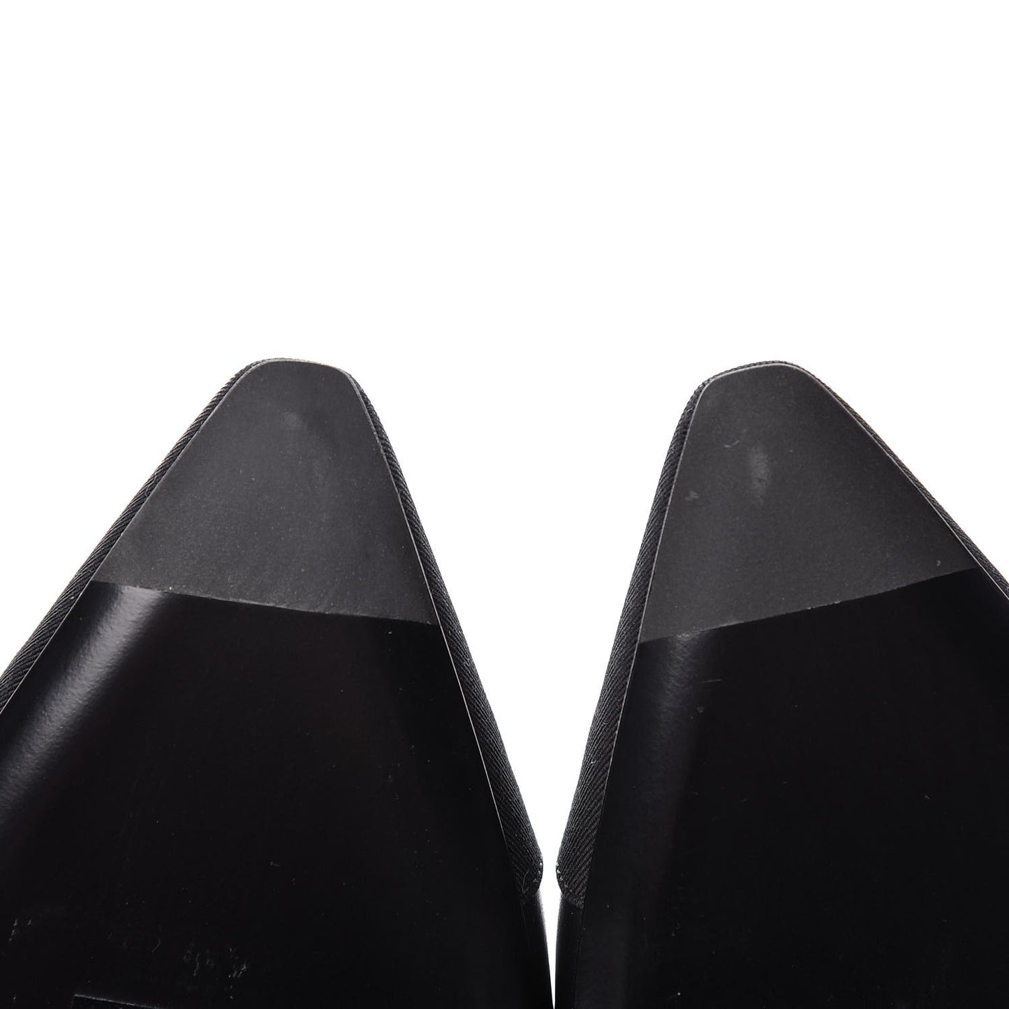 Lambskin Grosgrain Cap Toe Pumps 38 Black