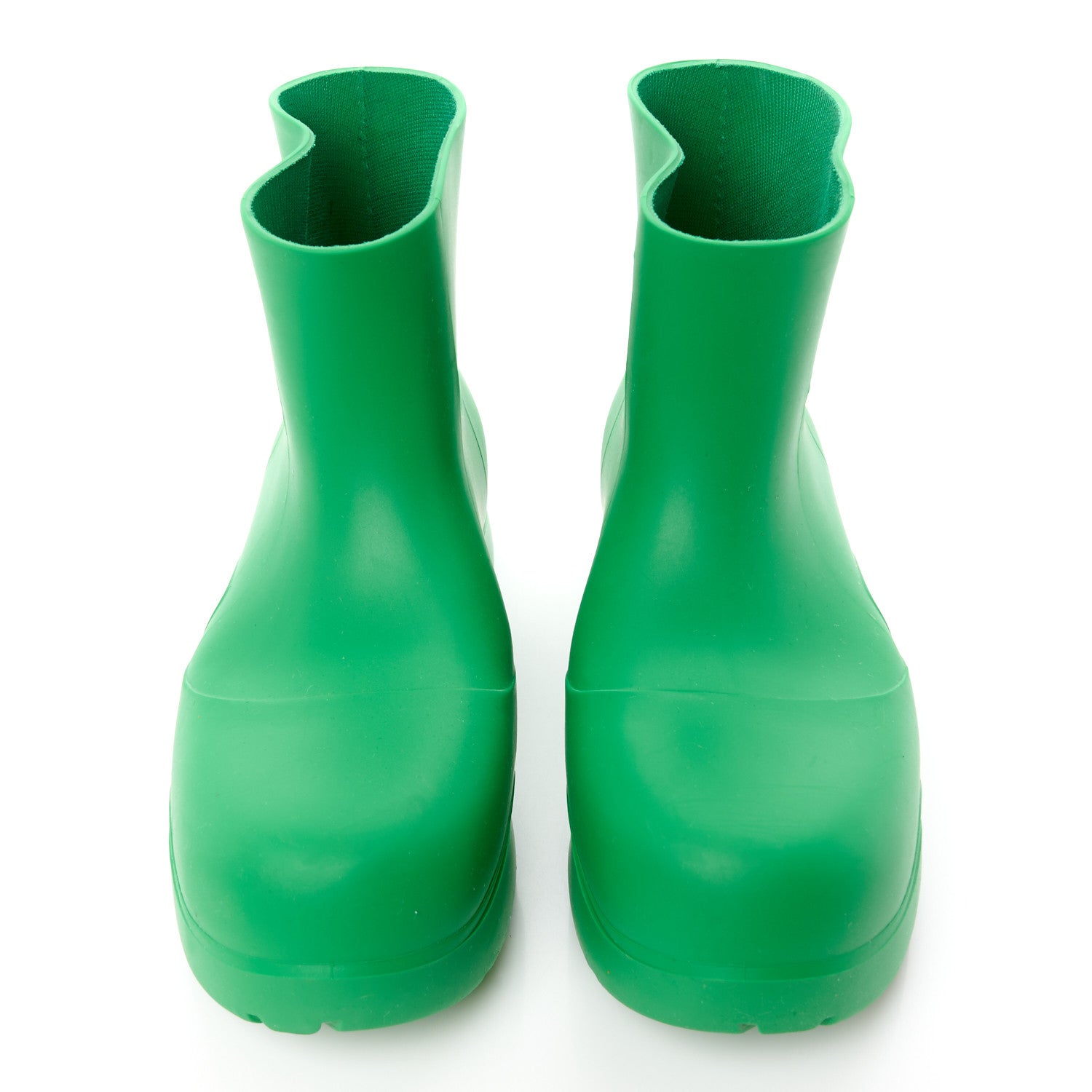 Bottega Veneta Rubber Puddle Ankle Boots 39 Grass 2 of 8