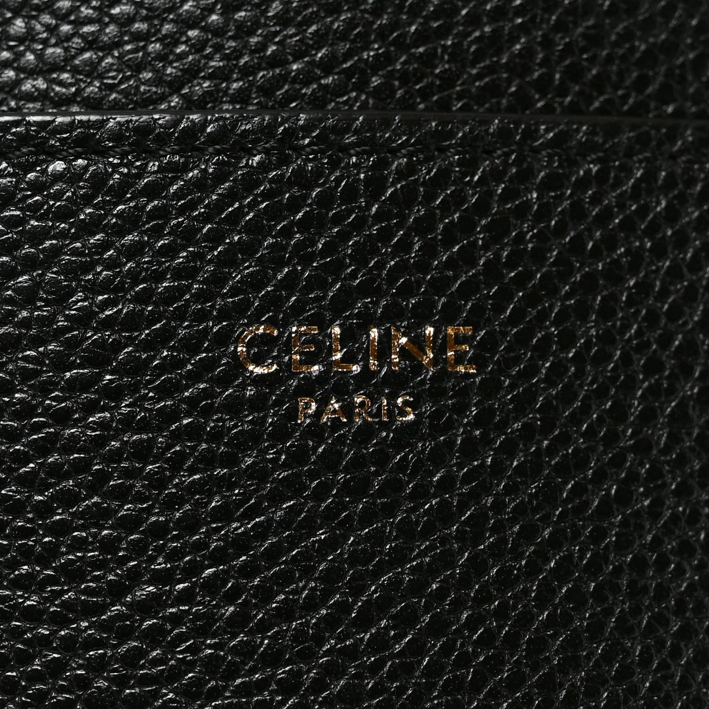 Soft Grained Calfskin Sangle Bucket Bag Black