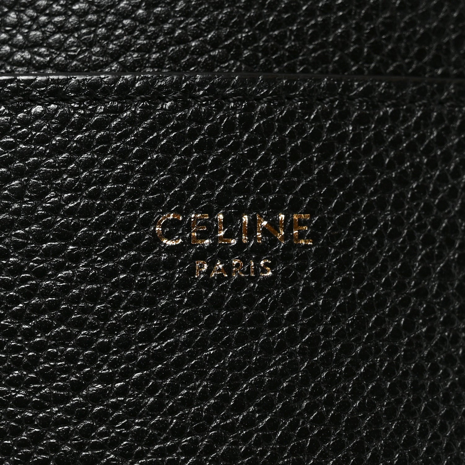 Celine Soft Grained Calfskin Sangle Bucket Bag Black 6 of 9