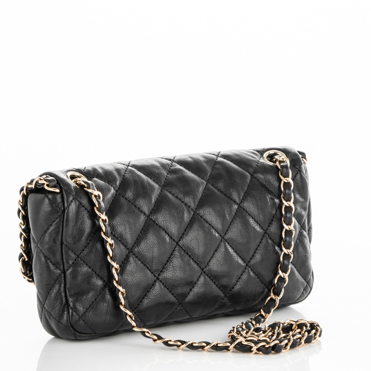 Chanel Calfskin Quilted Medium Chain Me Flap Black 3 of 7