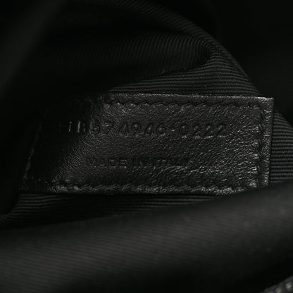 Saint Laurent Calfskin Y Quilted Monogram Monochrome Medium Loulou Chain Satchel Black 8 of 11