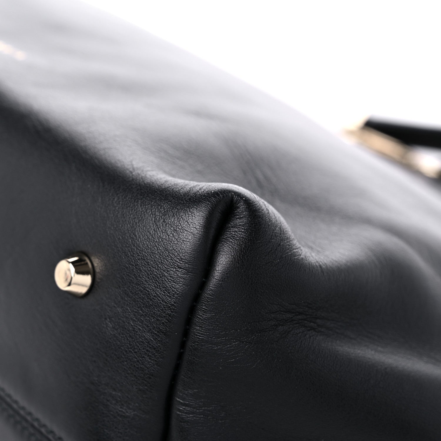 Lanvin Goatskin Medium Trilogy Cabas Black 11 of 14