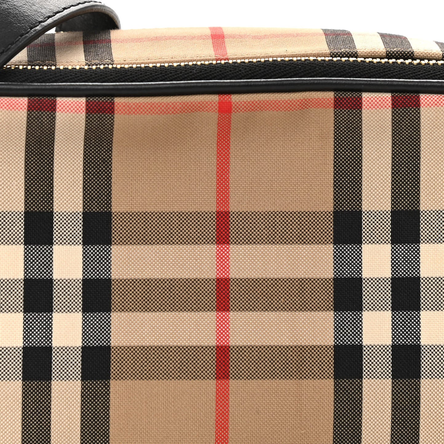 Calfskin Vintage Check Micro Camera Bag Archive Beige