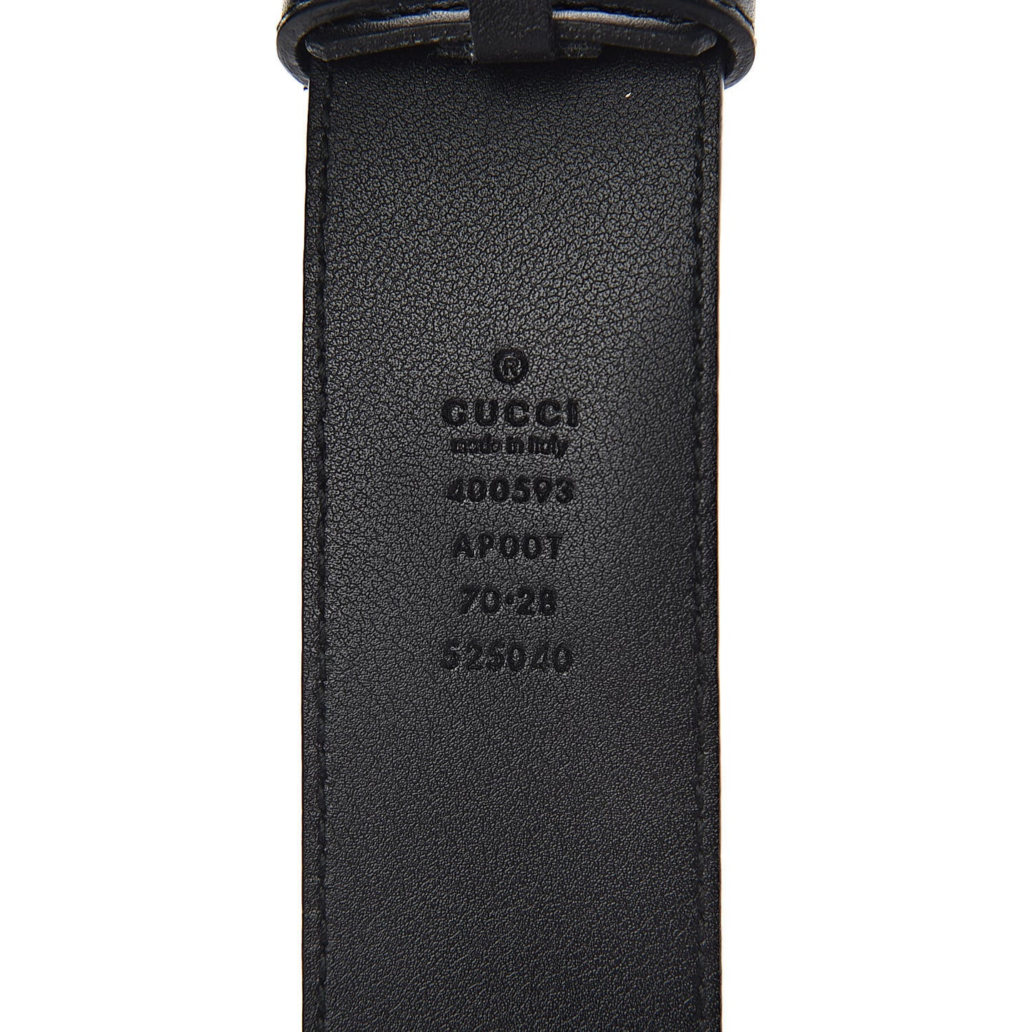 Calfskin Double G 40mm Belt 70 28 Black