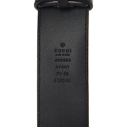 Gucci Calfskin Double G 40mm Belt 70 28 Black 4 of 7