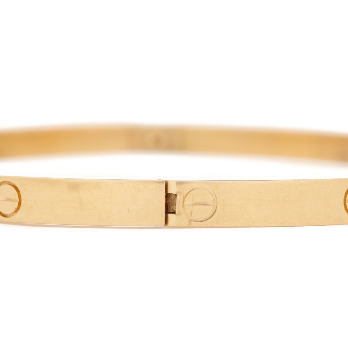 18K Yellow Gold Small LOVE Bracelet 17