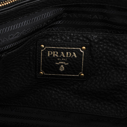 Prada Vitello Daino Tote Nero Black 6 of 8