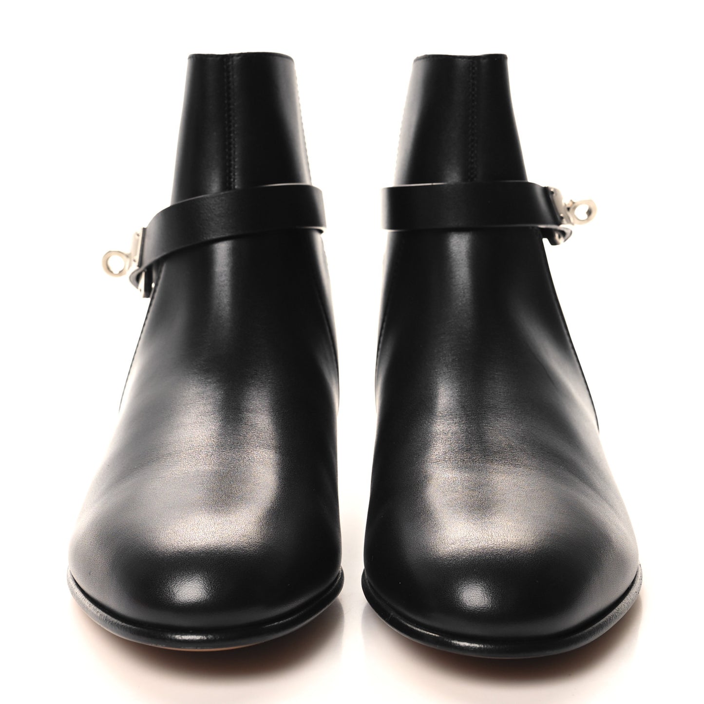 Calfskin Neo Low Boots 38.5 Black