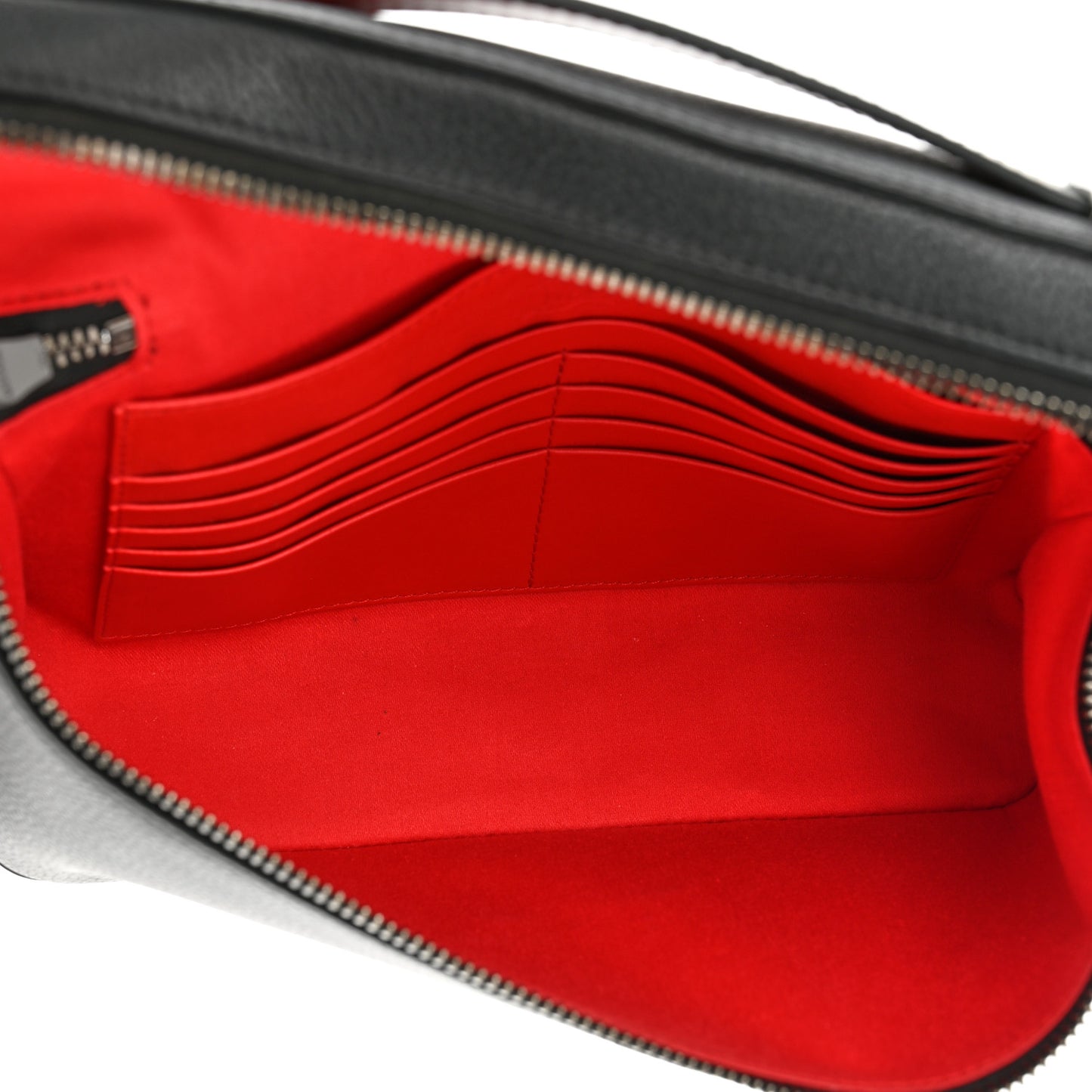Calfskin Kypipouch Small Top Handle Messenger Bag Black