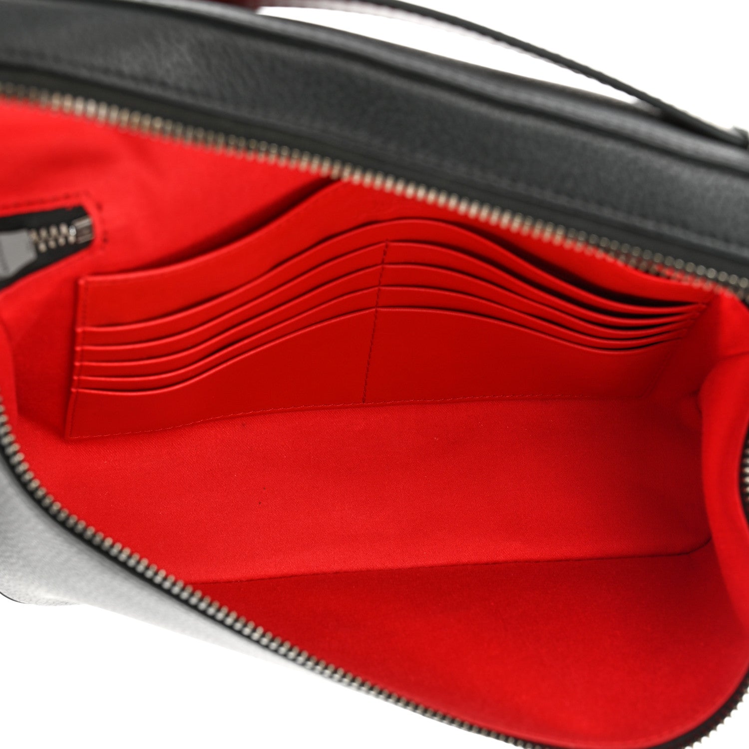 Christian Louboutin Calfskin Kypipouch Small Top Handle Messenger Bag Black 5 of 11