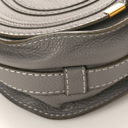 Chloe Calfskin Mini Marcie Round Crossbody Bag Cashmere Grey 7 of 8