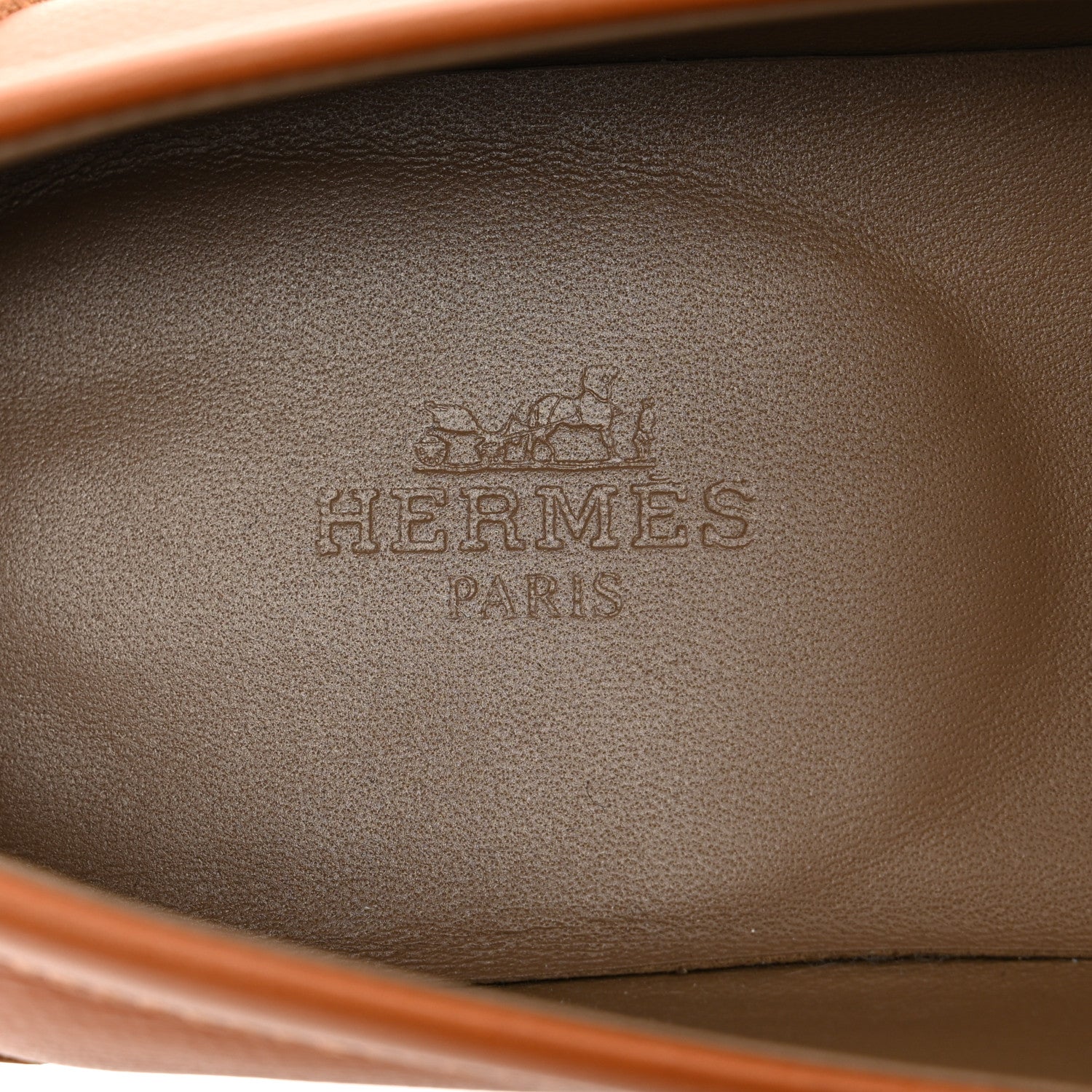 Hermes Epsom Womens Destin Loafer 38 Naturel 7 of 9