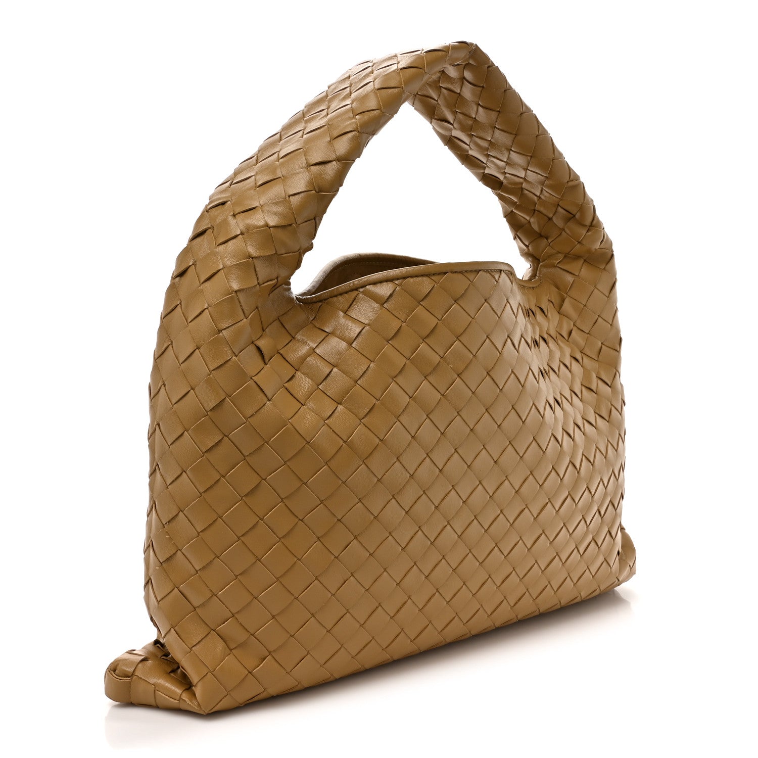 Bottega Veneta Calfskin Intrecciato Small Hop Dark Praline 3 of 10