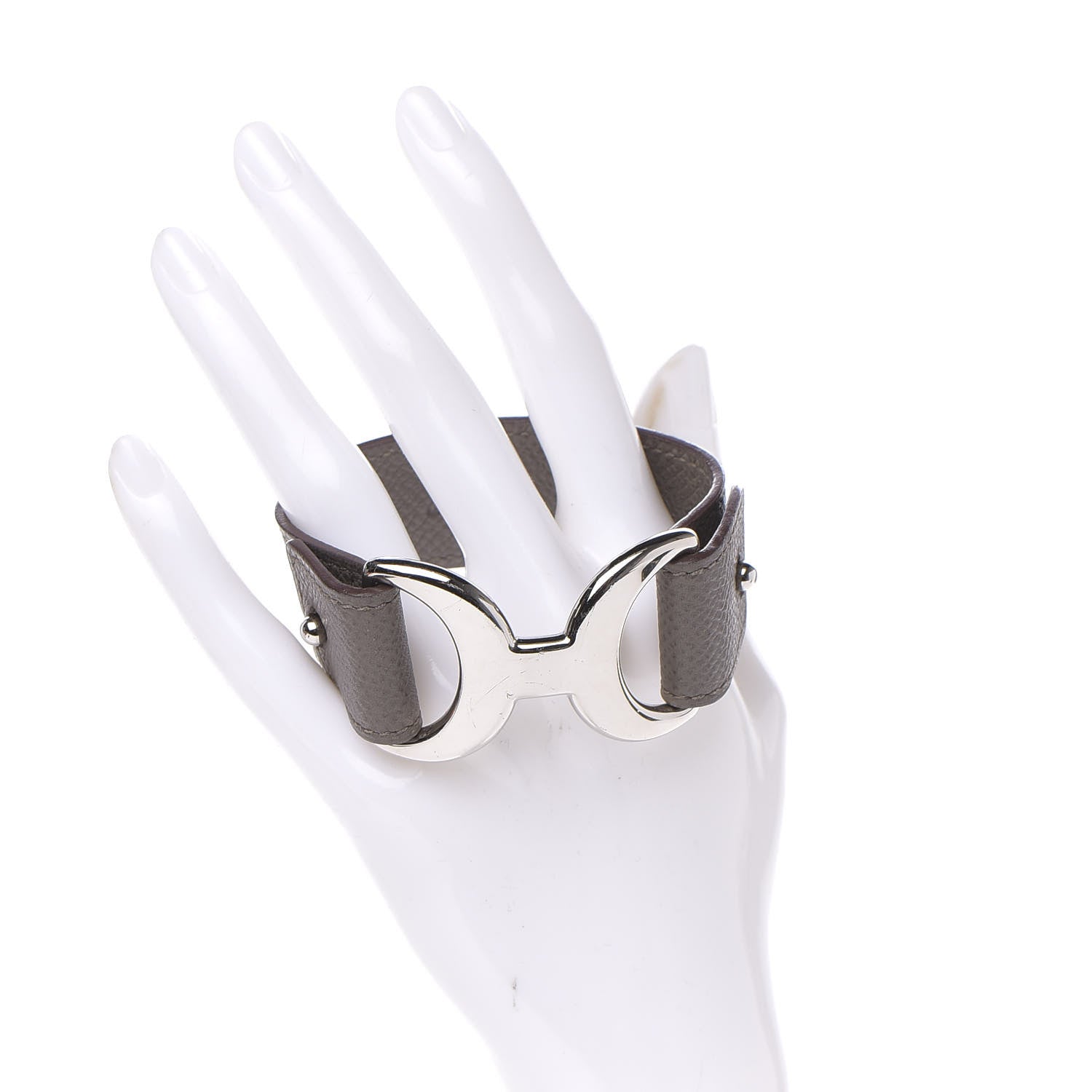 Hermes Epsom Pavane Cuff M Etain 2 of 6
