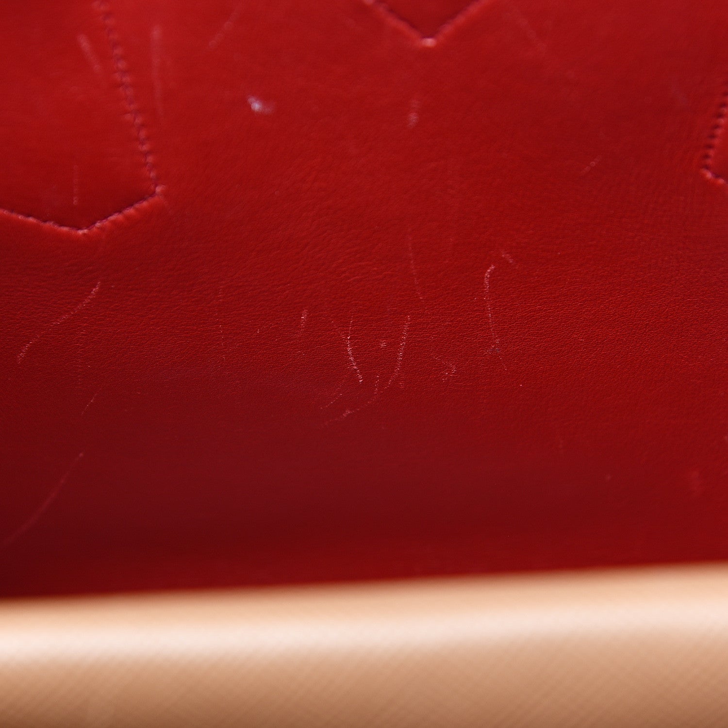 Prada Saffiano Cuir Large Double Bag Caramel Fuoco 11 of 12