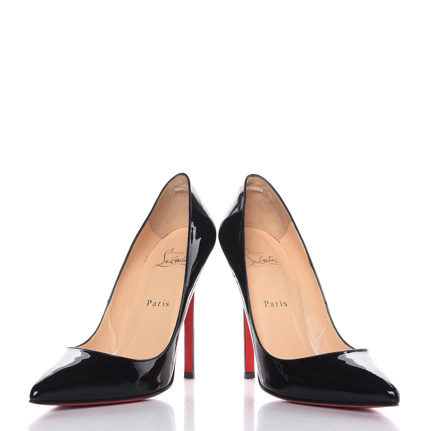 Christian Louboutin Patent Pigalle 120 Pumps 38.5 Black 5 of 9