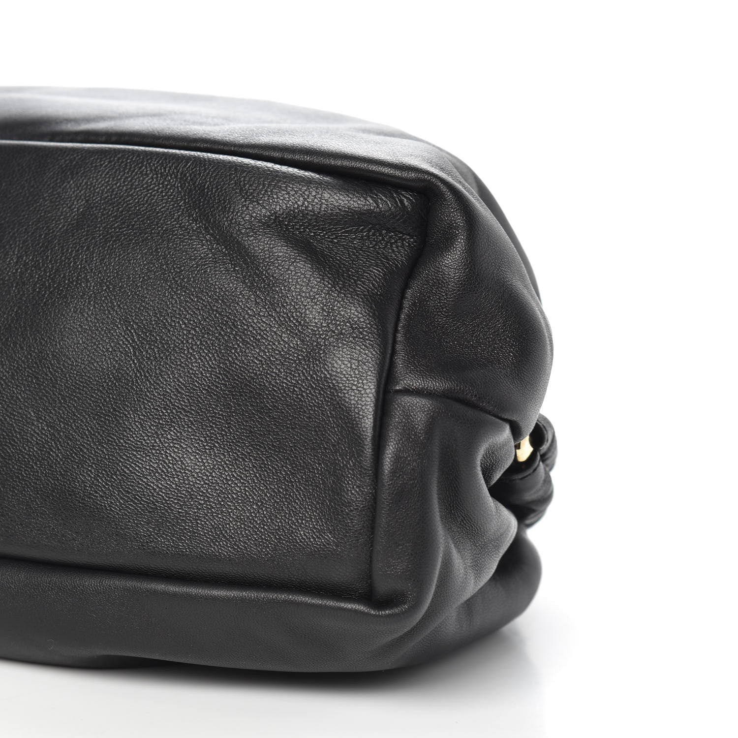 Mansur Gavriel Lambskin Cloud Clutch Black Flamma 8 of 8