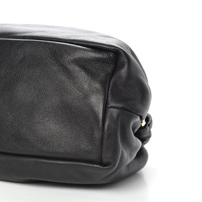 Mansur Gavriel Lambskin Cloud Clutch Black Flamma 8 of 8