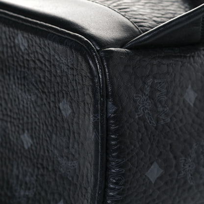 MCM Visetos Small Side Stud Stark Backpack Black 11 of 12