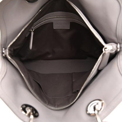 Christian Dior Lambskin Cannage Medium Granville Tote Grey 5 of 16
