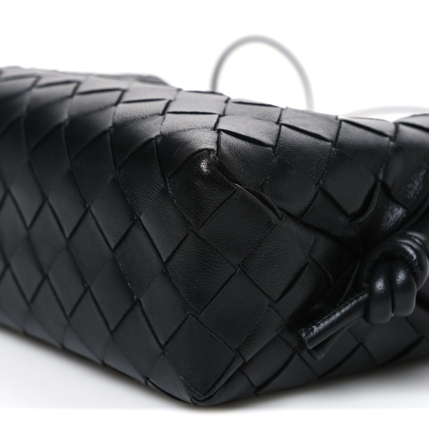 Nappa Intrecciato Mini Loop Camera Bag Black