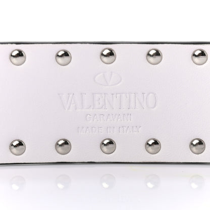 Valentino Garavani Lambskin Free Rockstud Spike Shoulder Strap Optic White 3 of 4