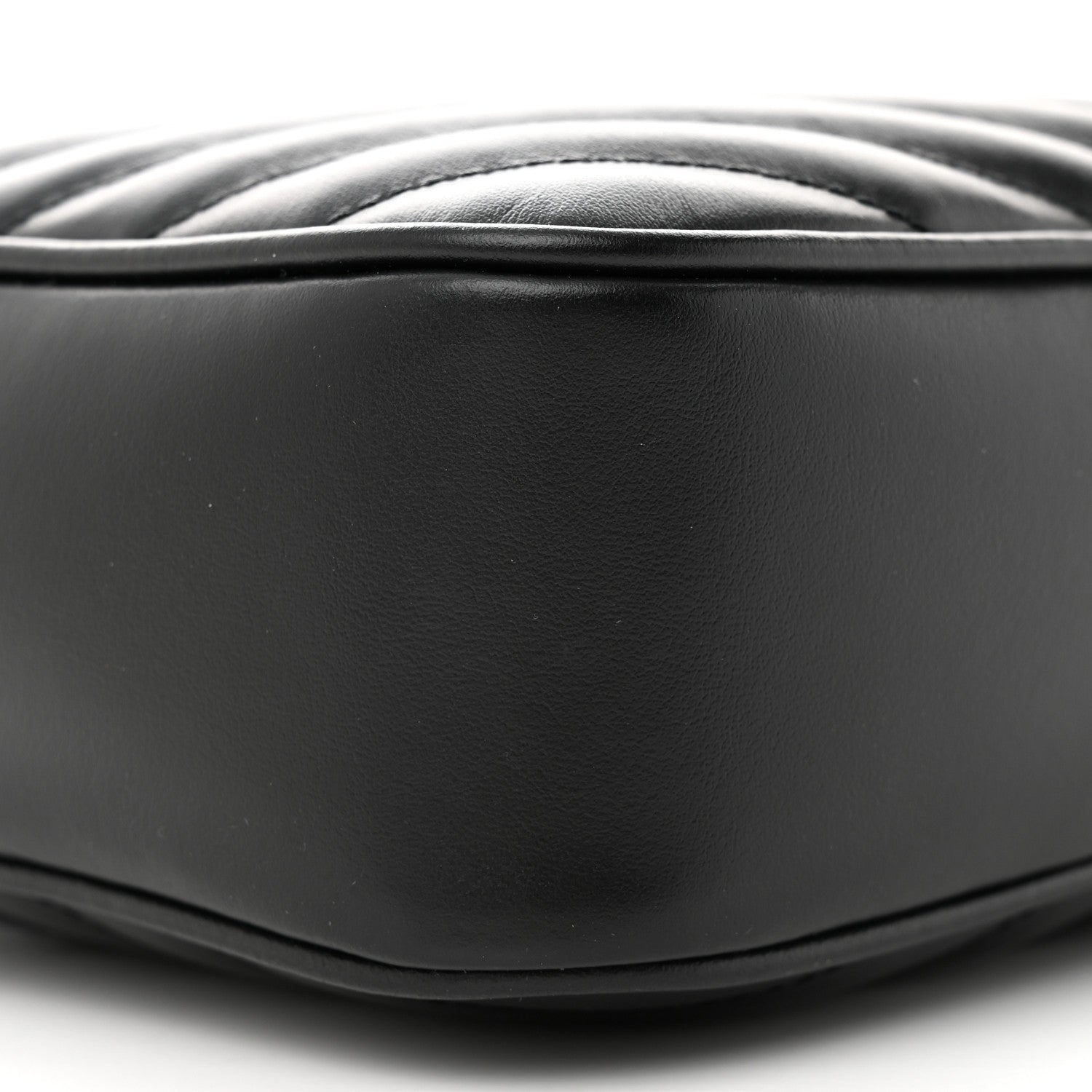 Saint Laurent Calfskin Matelasse Monogram Monochrome Lou Camera Bag Black 9 of 10