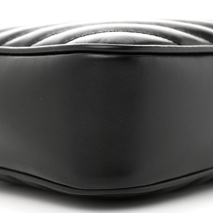 Saint Laurent Calfskin Matelasse Monogram Monochrome Lou Camera Bag Black 9 of 10