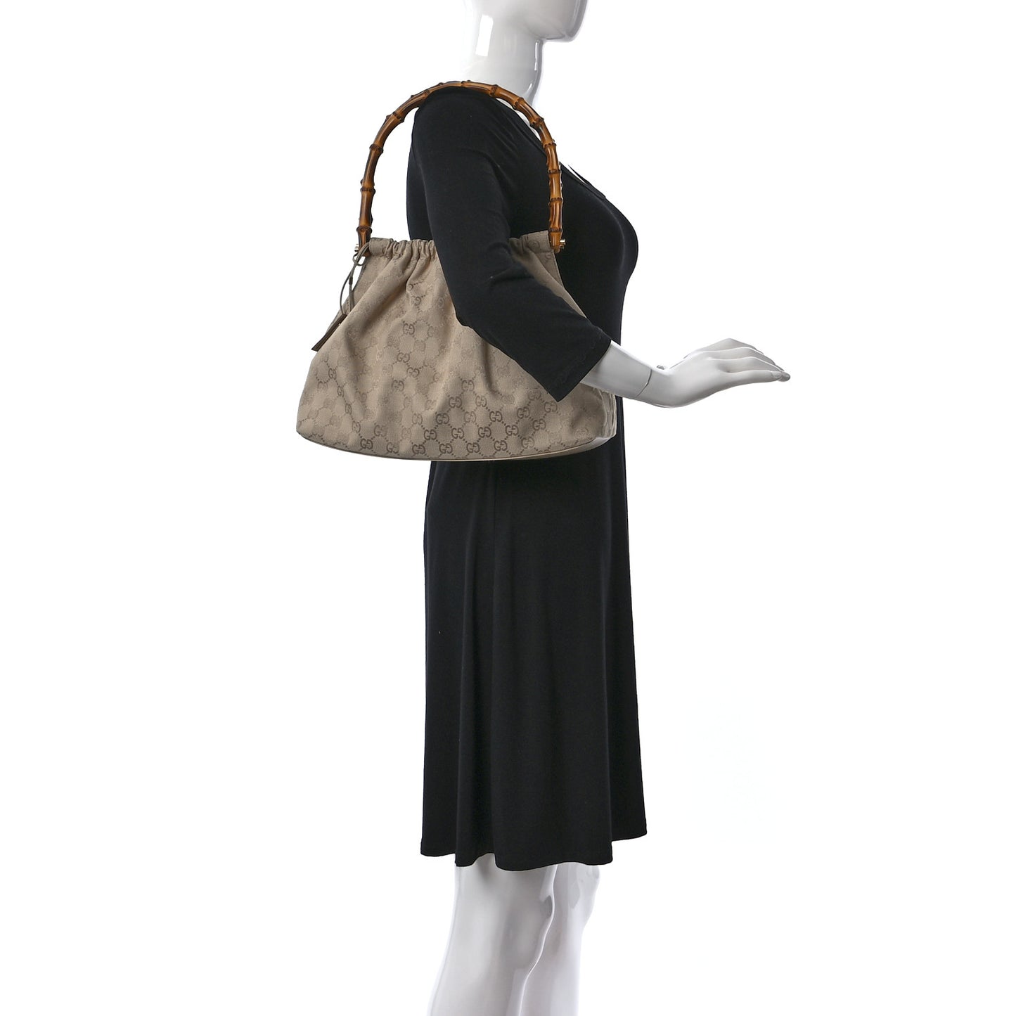 Monogram Bamboo Top Handle Bag